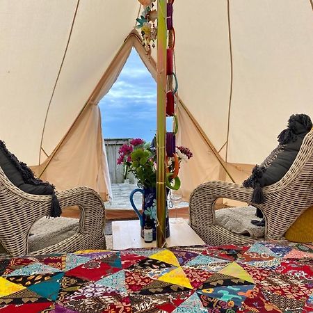 Coastal Stay Bell Tent Porthgain Exteriör bild