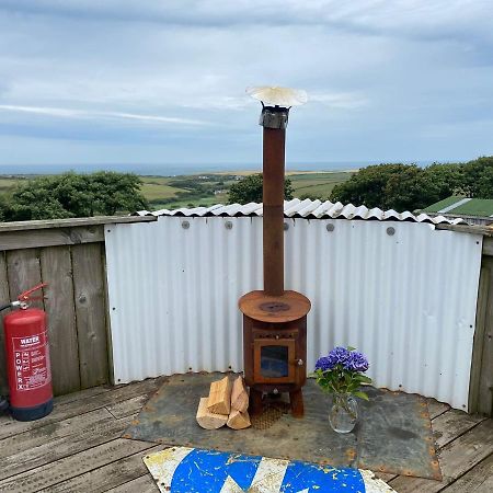 Coastal Stay Bell Tent Porthgain Exteriör bild