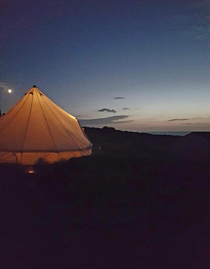 Coastal Stay Bell Tent Porthgain Exteriör bild